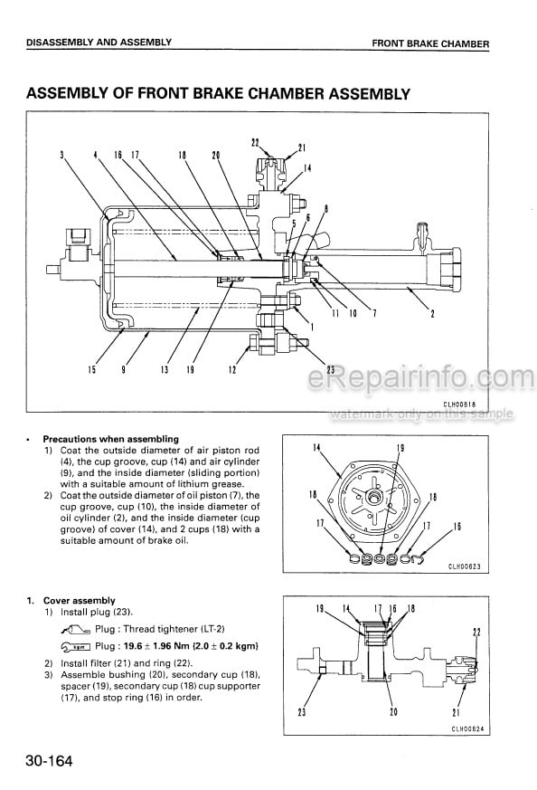 Photo 5 - Komatsu HS150S-11 Shop Manual Dump Truck SEBMW00801 SN 2102-