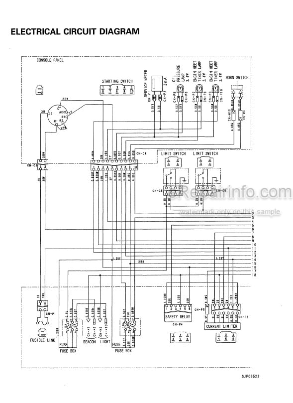 Photo 4 - Komatsu PC03-2 Shop Manual Mini Excavator SEBM025000 SN 21587-