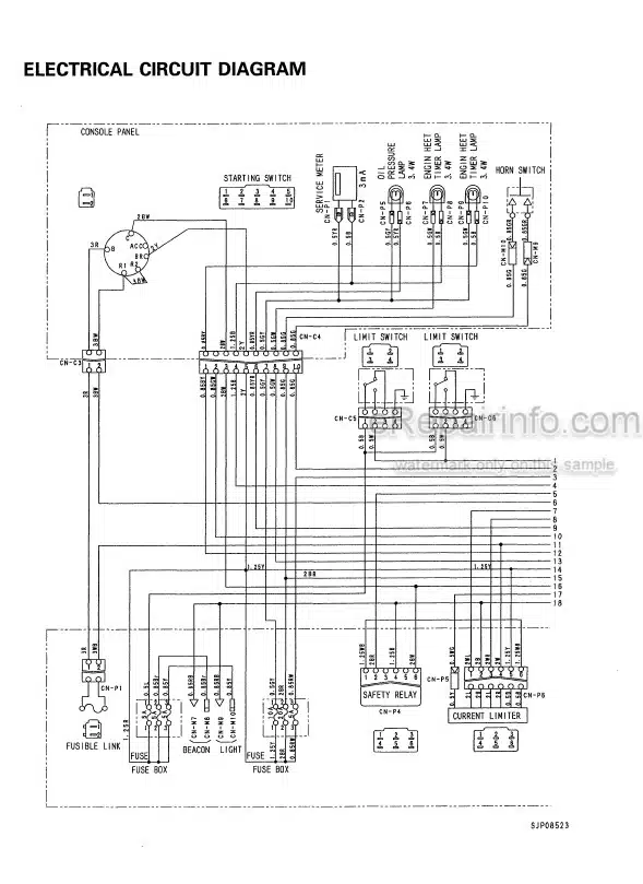 Photo 4 - Komatsu PC03-2 Shop Manual Mini Excavator SEBM025000 SN 21587-