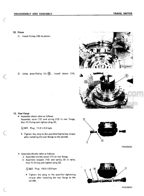 Photo 7 - Komatsu PC95R-2 Shop Manual Hydraulic Excavator WEBM001702 SN 21D5210001- 21D5220001-
