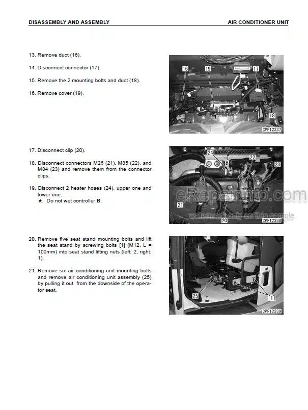 Photo 1 - Komatsu PC128US-2 PC138US-2 PC138USLC-2E0 Shop Manual Hydraulic Excavator SEBM018419