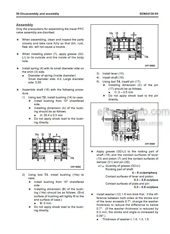 Photo 5 - Komatsu PC130-8 Shop Manual Hydraulic Excavator SEN03763-10 SN 80001-