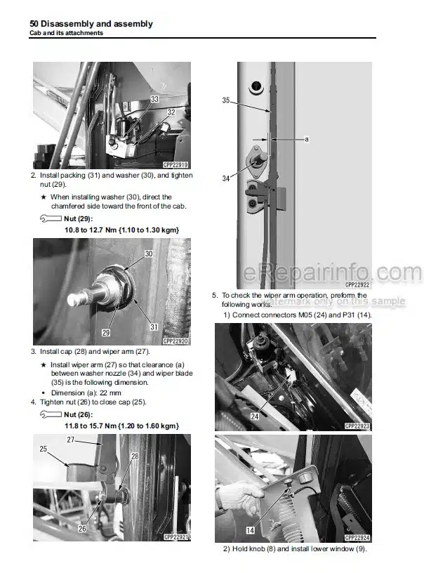 Photo 12 - Komatsu PC138USLC-10 Shop Manual Hydraulic Excavator SEN06062-01 SN 40001-