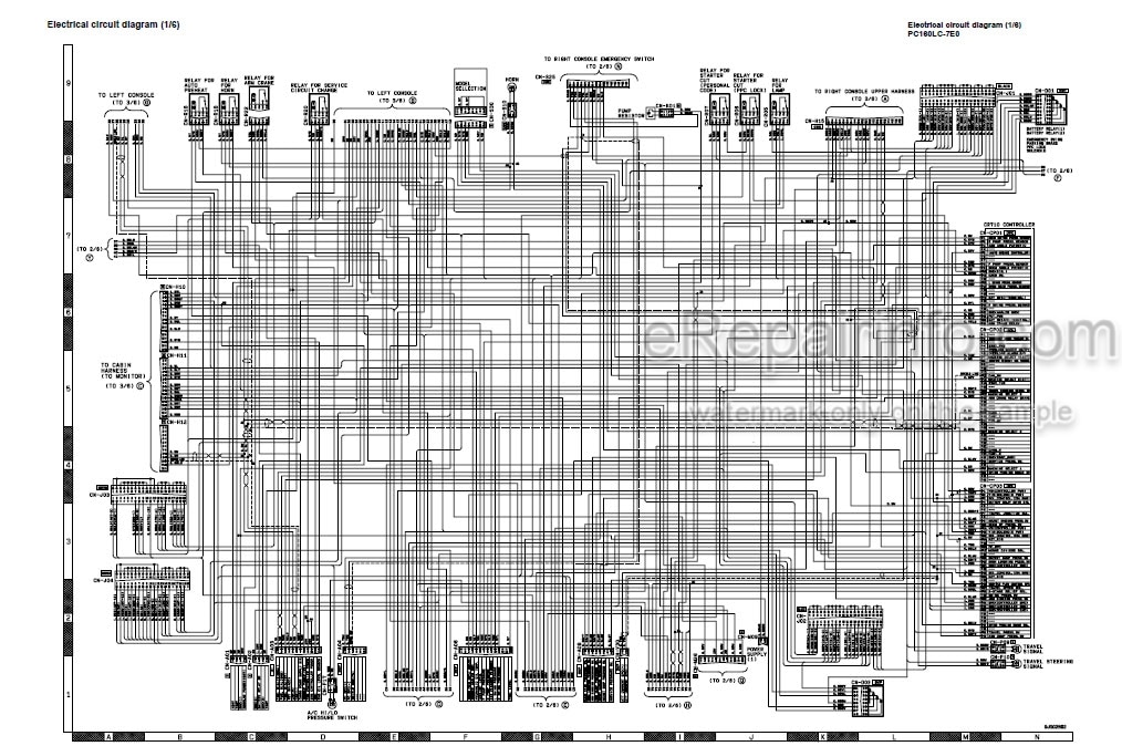 Photo 4 - Komatsu PC160LC-7E0 Shop Manual Hydraulic Excavator SEN01892-05 SN 20001-