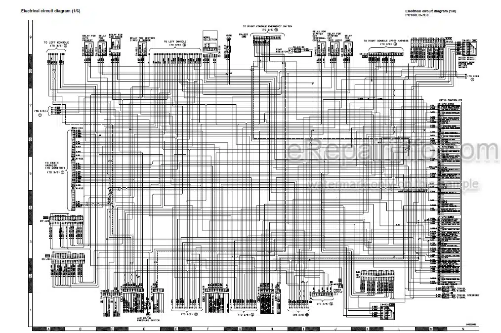 Photo 4 - Komatsu PC160LC-7E0 Shop Manual Hydraulic Excavator SEN01892-05 SN 20001-