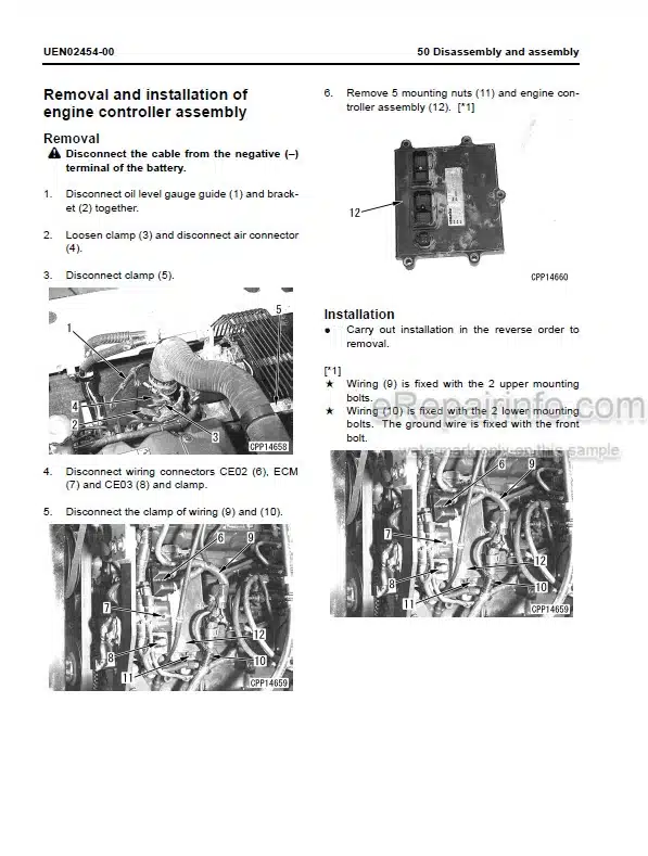 Photo 6 - Komatsu PC160LC-7K PC180LC-7K Shop Manual Hydraulic Excavator UEBM002200 SN K40001-