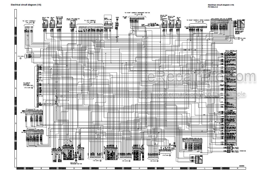 Photo 4 - Komatsu PC160LC-8 Shop Manual Hydraulic Excavator SEN04566-00TH SN C20001-