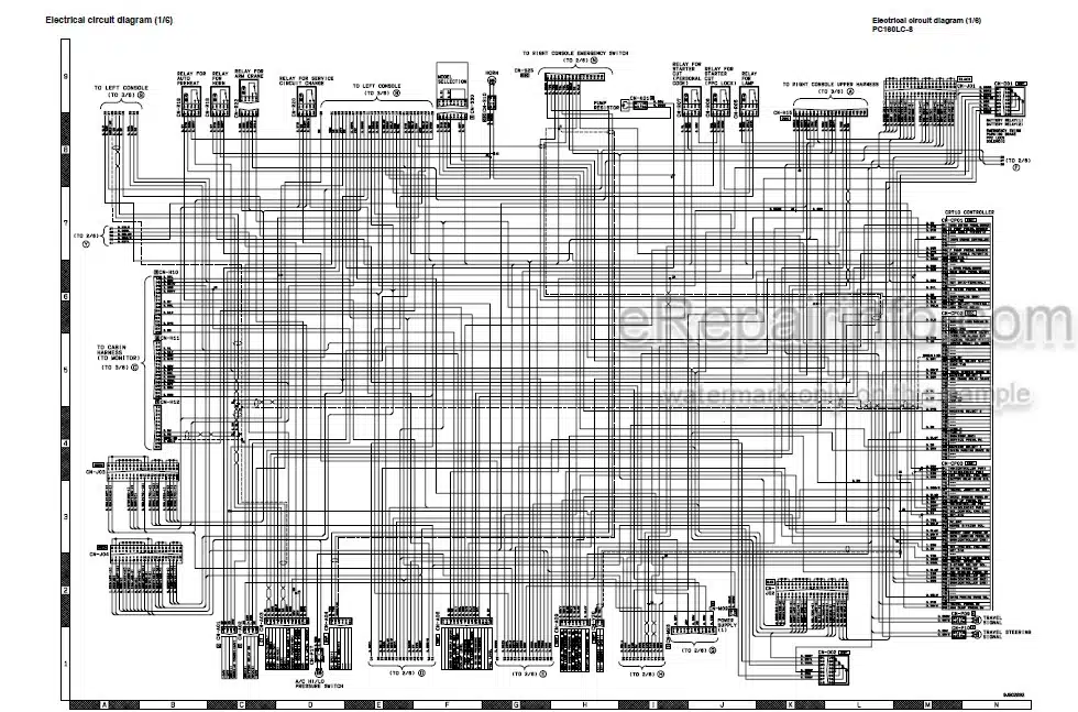 Photo 4 - Komatsu PC160LC-8 Shop Manual Hydraulic Excavator SEN04566-00TH SN C20001-