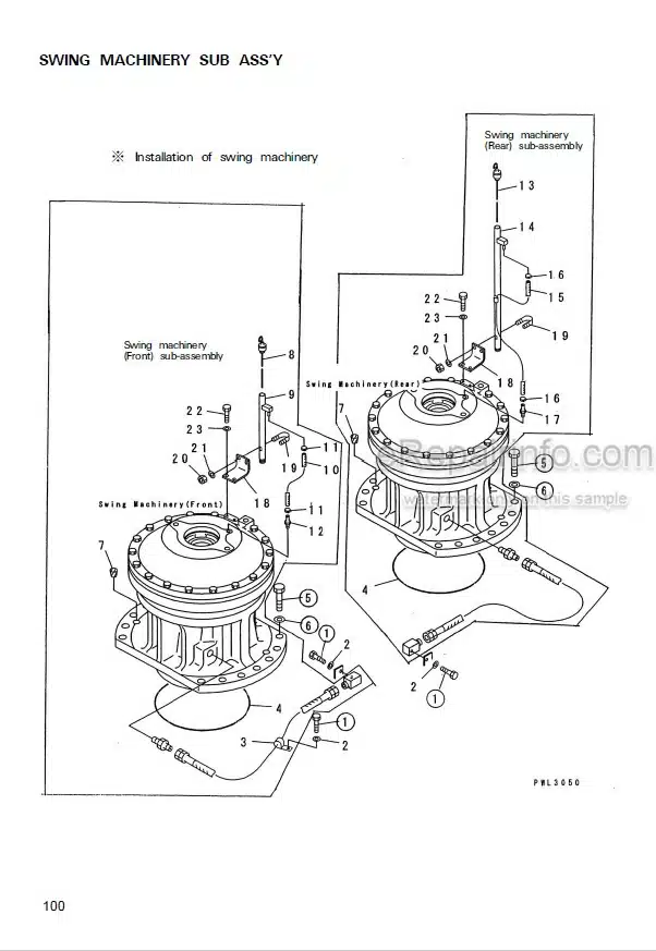 Photo 7 - Komatsu PC5500-6 Shop Manual Hydraulic Mining Shovel SMPC550015038D SN 15038