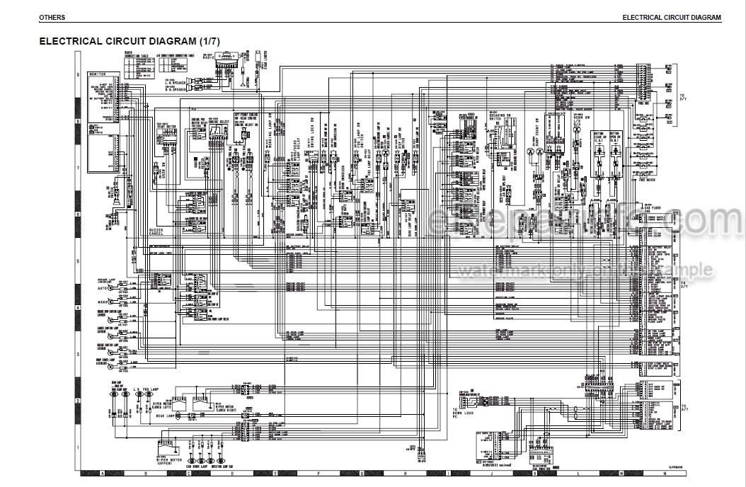 Photo 3 - Komatsu PC1800-6 Shop Manual Hydraulic Excavator SEBM027708 SN 10011 11002-