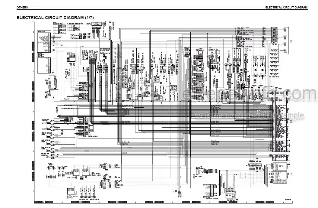 Photo 3 - Komatsu PC1800-6 Shop Manual Hydraulic Excavator SEBM027708 SN 10011 11002-