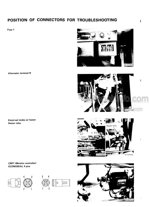 Photo 6 - Komatsu PC200 PC200LC-2 PC220 PC220LC-2 Shop Manual Hydraulic Excavator SEBM0205B04