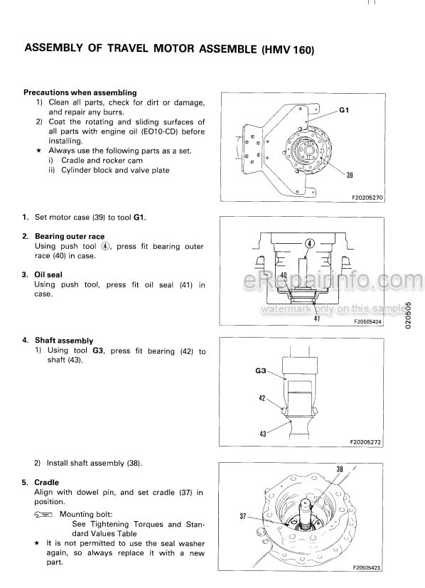 Photo 6 - Komatsu PC200-7 PC200LC-7 PC220-7 PC220LC-7 Shop Manual Hydraulic Excavator SEBM024314