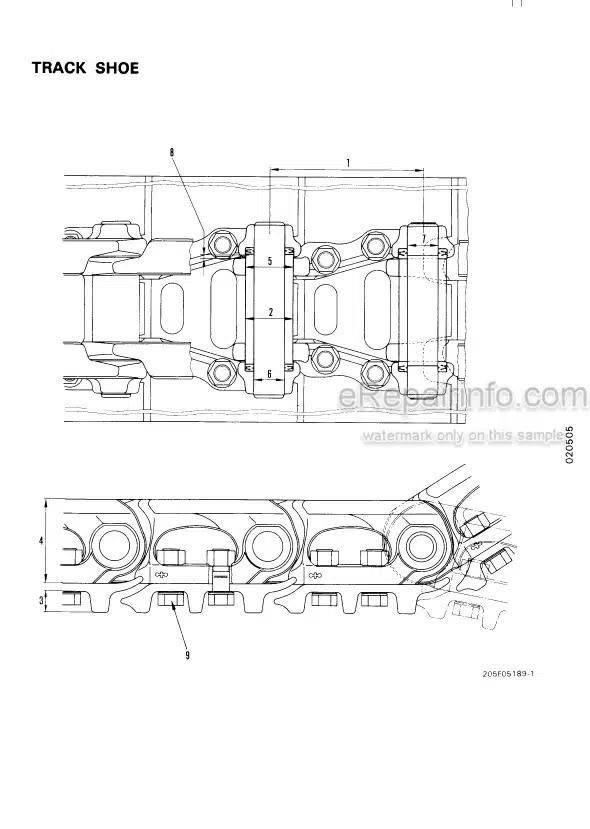 Photo 3 - Komatsu PC200-5 PC200-5 Mighty PC200LC-5 PC200LC-5 Mighty PC220-5 PC220LC-5 Shop Manual Hydraulic Excavator SEBM02050508