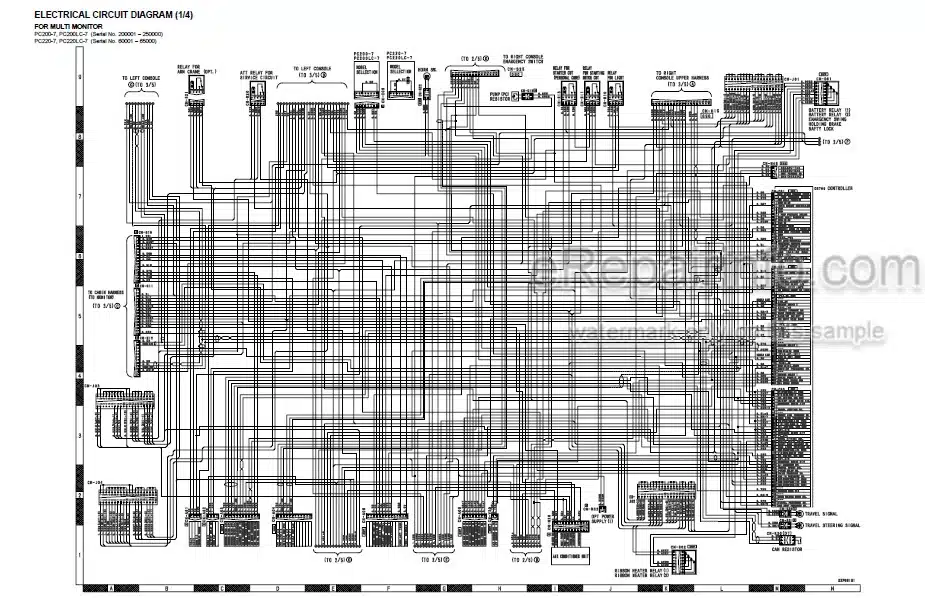 Photo 4 - Komatsu PC200-7 PC200LC-7 PC200-7B PC200LC-7B PC220-7 PC220LC-7 Shop Manual Hydraulic Excavator SEBM024310