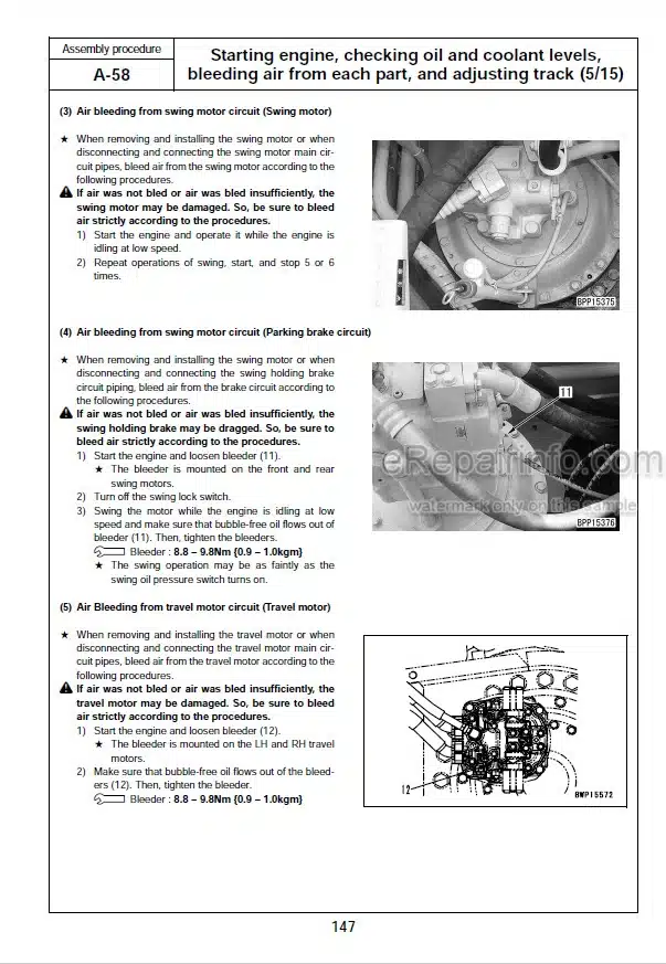 Photo 4 - Komatsu PC2000-8 Field Assembly Procedure Hydraulic Excavator GEN00060-10 SN 20001-