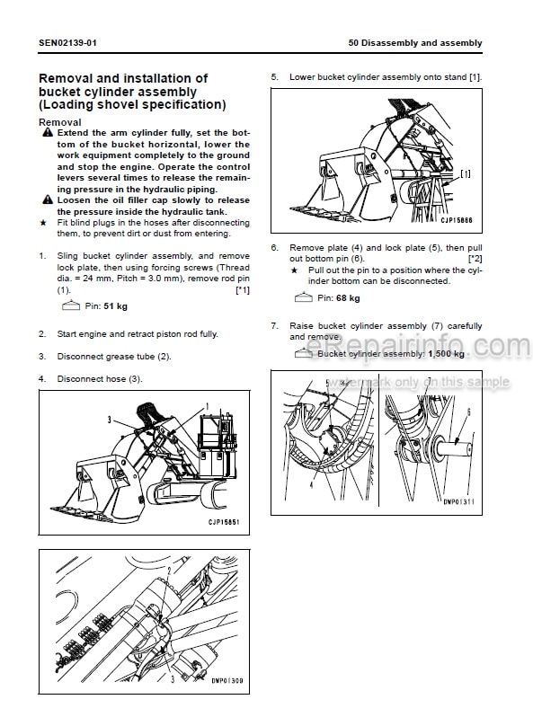 Photo 5 - Komatsu PC2000-8 Shop Manual Hydraulic Excavator SEN01607-19 SN 20001-