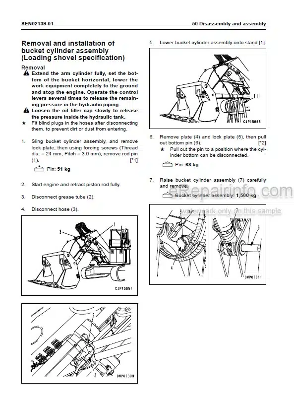 Photo 5 - Komatsu PC2000-8 Shop Manual Hydraulic Excavator SEN01607-19 SN 20001-