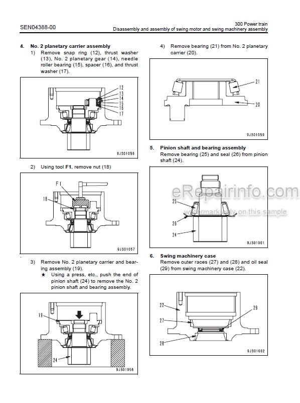 Photo 5 - Komatsu PC27MR-3 PC30MR-3 PC35MR-3 Shop Manual Hydraulic Excavator SEN04063-07