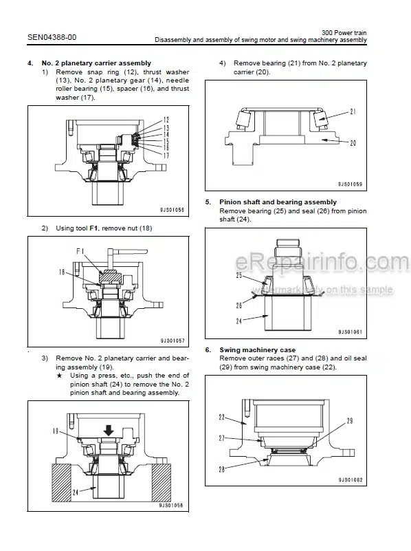 Photo 5 - Komatsu PC27MR-3 PC30MR-3 PC35MR-3 Shop Manual Hydraulic Excavator SEN04063-07