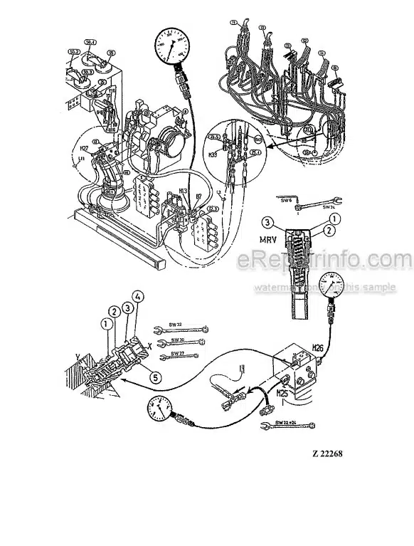 Photo 3 - Komatsu PC3000-1 Electro Service Manual And Assembly Procedures Hydraulic Excavator GZEBM06220 SN 06220