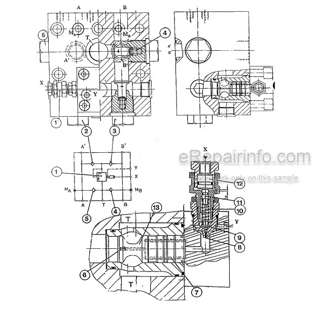 Photo 3 - Komatsu PC3000-1 Shop Manual Hydraulic Mining Excavator SMPC30006202 SN 6202
