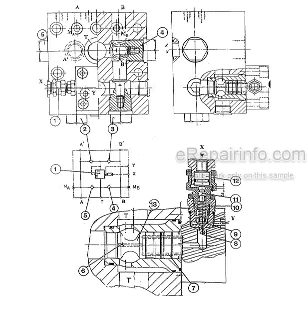Photo 3 - Komatsu PC3000-1 Shop Manual Hydraulic Mining Excavator SMPC30006202 SN 6202