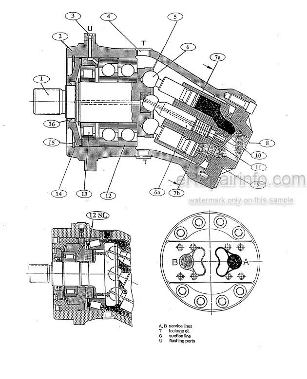Photo 5 - Komatsu PC3000-1 Shop Manual Hydraulic Mining Shovel SMPC30006174 SN 6174