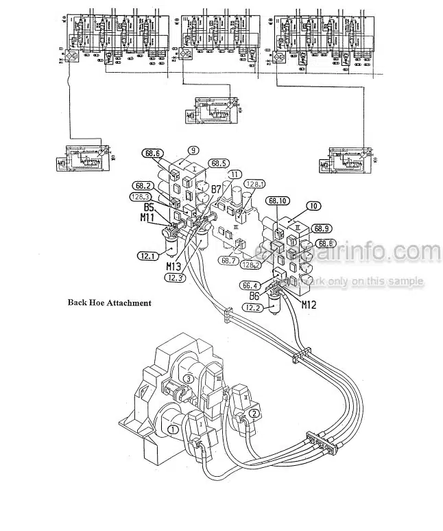 Photo 4 - Komatsu PC3000-1 Shop Manual Hydraulic Mining Shovel SMPC30006182 SN 6182