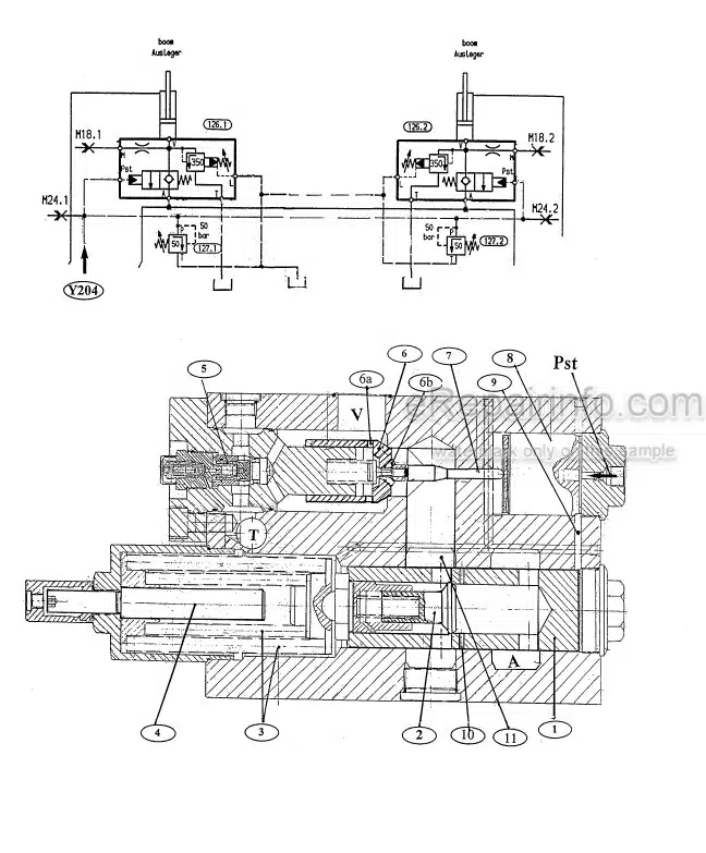 Photo 5 - Komatsu PC3000-1 Shop Manual Hydraulic Mining Shovel SMPC30006182 SN 6182