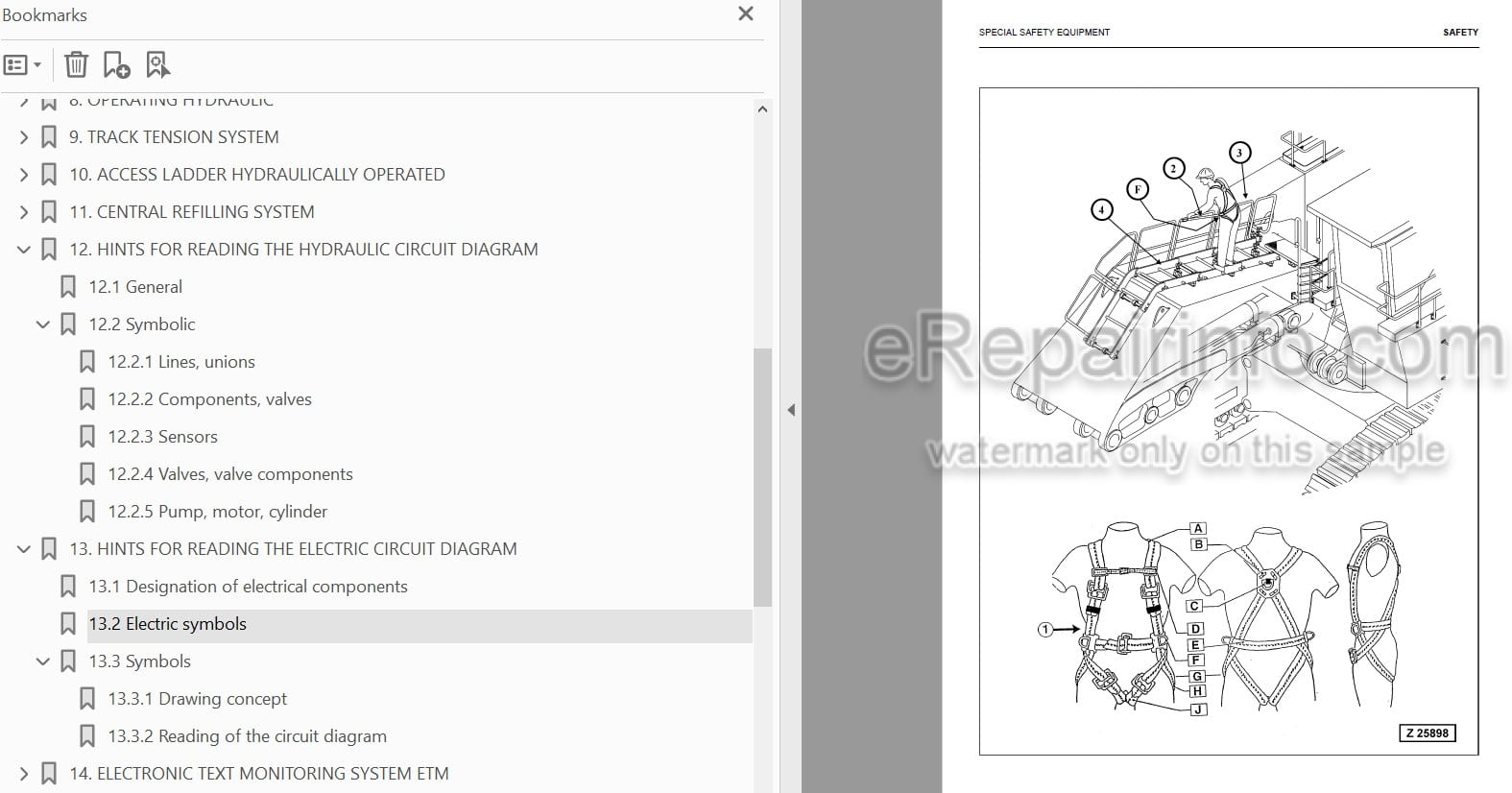 Photo 4 - Komatsu PC3000-6 Diesel Shop Manual Hydraulic Excavator GZEBM06208-2 SN 06208-