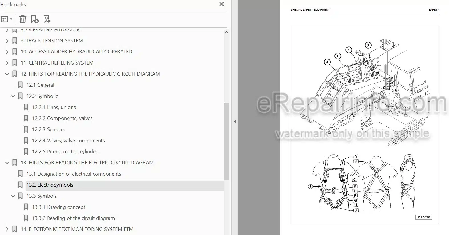 Photo 4 - Komatsu PC3000-6 Diesel Shop Manual Hydraulic Excavator GZEBM06208-2 SN 06208-