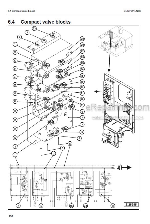 Photo 3 - Komatsu PC3000-6 Diesel Shop Manual Hydraulic Excavator GZEBM06208-2 SN 06208-