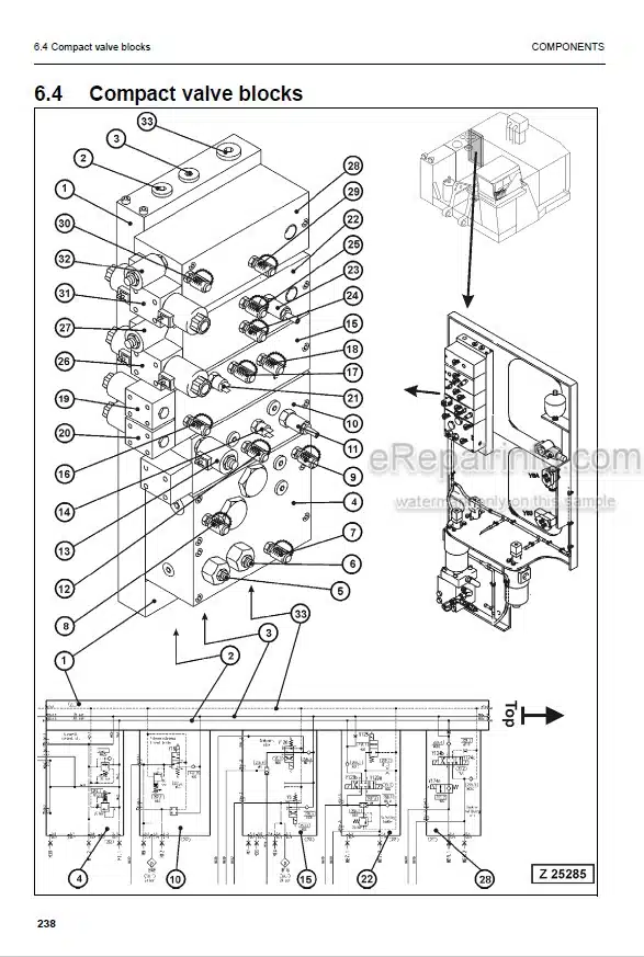 Photo 3 - Komatsu PC3000-6 Diesel Shop Manual Hydraulic Excavator GZEBM06208-2 SN 06208-