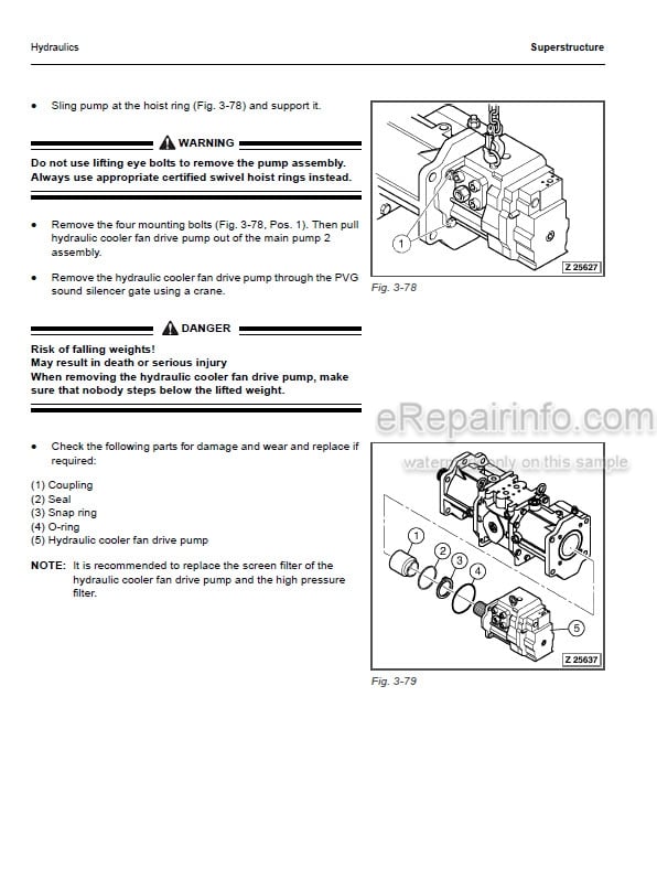 Photo 7 - Komatsu PC3000-1 Shop Manual Hydraulic Mining Excavator SMPC30006202 SN 6202
