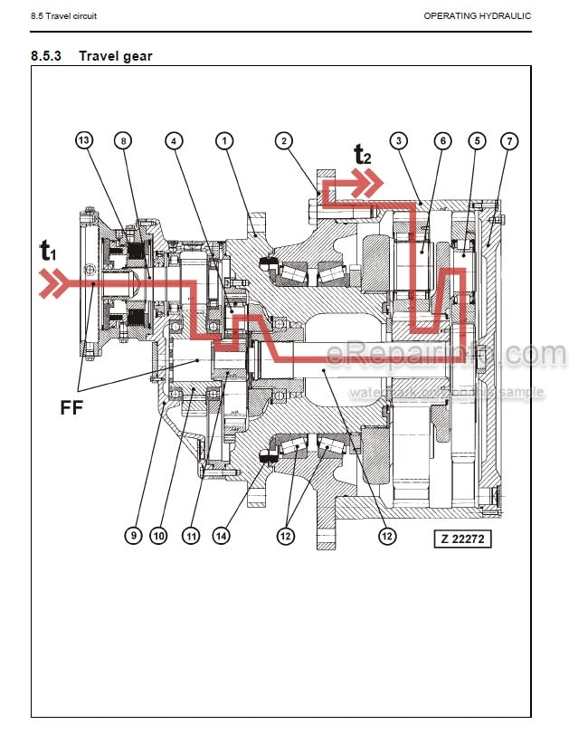 Photo 3 - Komatsu PC3000-6 Shop Manual Hydraulic Mining Shovel SMPC30006224 SN 6224