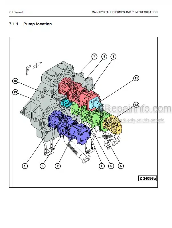 Photo 3 - Komatsu PC3000E-6 Shop Manual Hydraulic Excavator GZEBM06249-0 SN 06249-