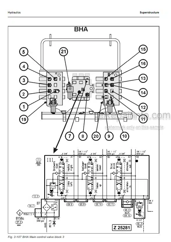 Photo 5 - Komatsu PC3000E-6 Shop Manual Hydraulic Excavator GZEBM06249-0 SN 06249-