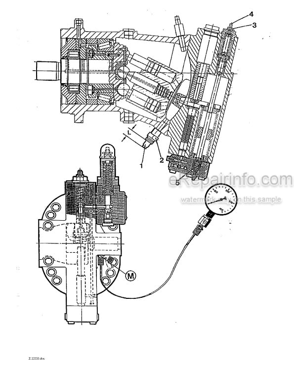 Photo 9 - Komatsu PC3000 Service Manual Hydraulic Excavator SG PC3000-1 SN 06192