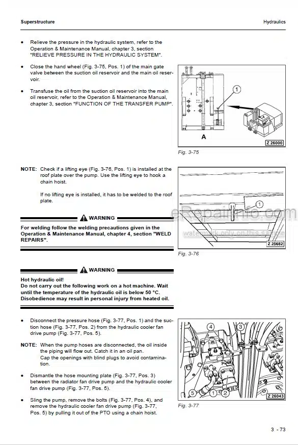 Photo 5 - Komatsu PC4000-6 Diesel Shop Manual Hydraulic Excavator GZEBM08199-0 SN 08199-