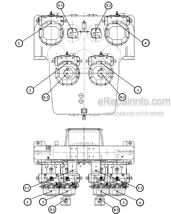 Photo 3 - Komatsu PC4000-6 Shop Manual Hydraulic Mining Shovel SMPC40008172D SN 8172