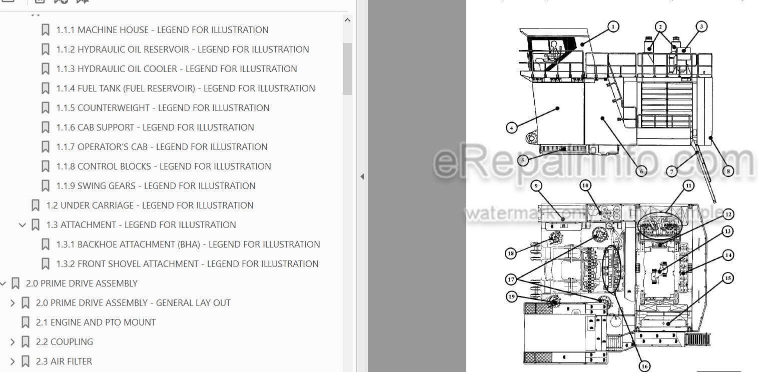 Photo 5 - Komatsu PC4000-6 Shop Manual Hydraulic Mining Shovel SMPC40008172D SN 8172