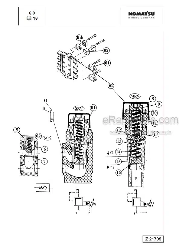 Photo 9 - Komatsu PC4000E-6 Shop Manual Hydraulic Excavator GZEBM08165-0 SN 08165-