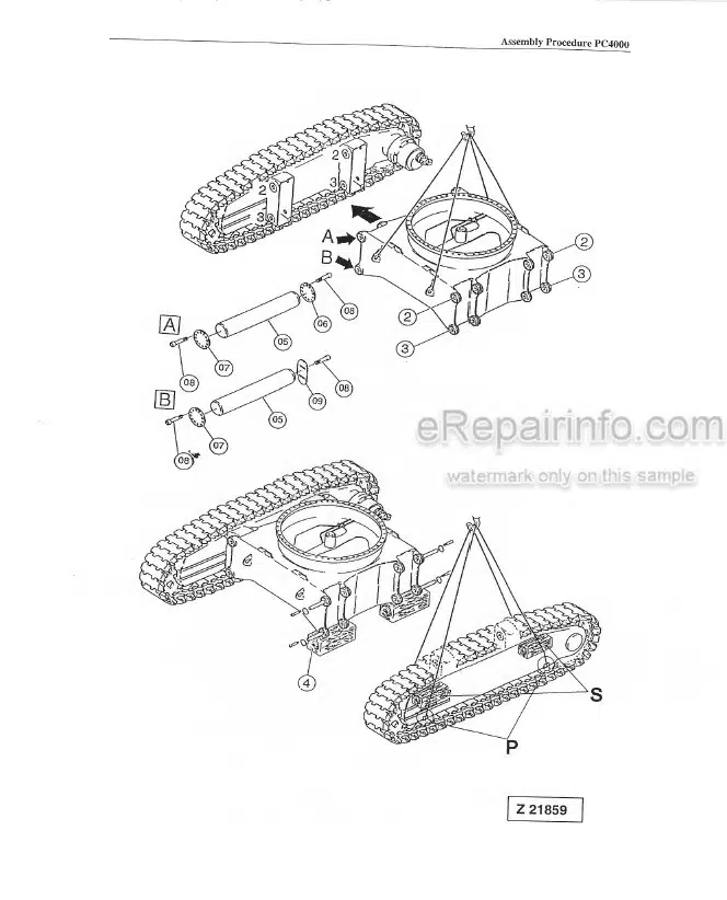 Photo 1 - Komatsu PC4000 General Assembly Procedure Hydraulic Mining Shovel