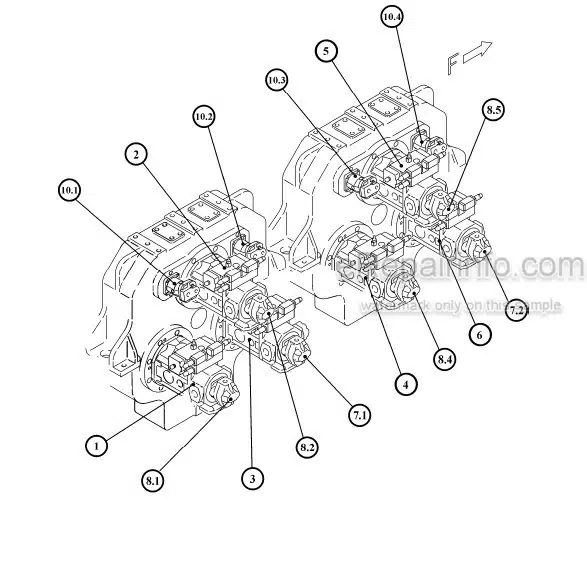Photo 7 - Komatsu PC5500-6 Diesel Shop Manual Hydraulic Excavator SN 1546-