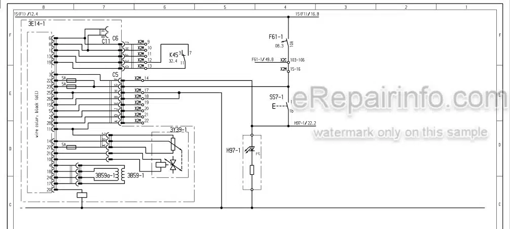 Photo 5 - Komatsu PC5500-6 Electrical And Hydraulic Diagrams For Hydraulic Shovel PC5500615025SM