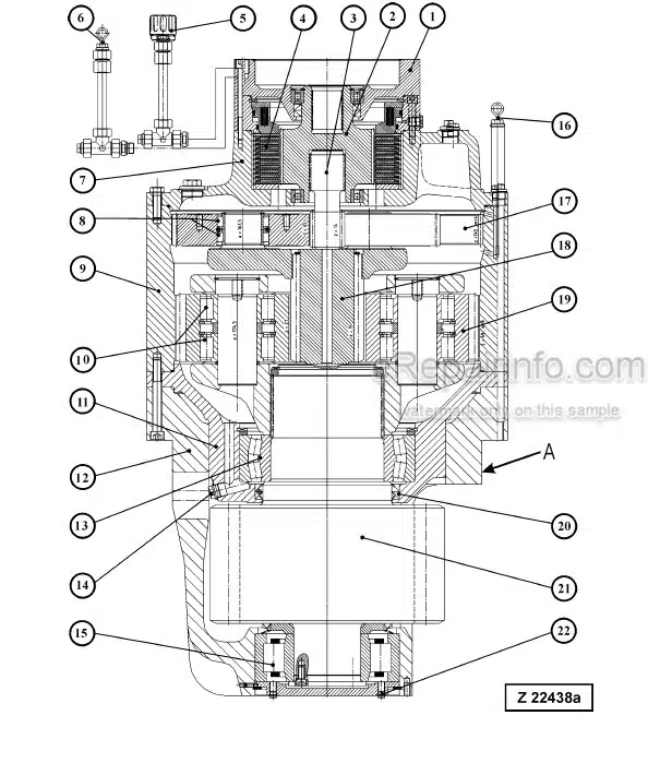 Photo 12 - Komatsu PC5500-6 Shop Manual Hydraulic Mining Shovel SMPC550015023D SN 15023
