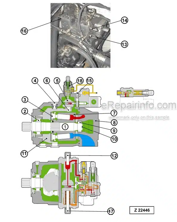 Photo 2 - Komatsu PC5500-6 Shop Manual Hydraulic Mining Shovel SMPC550015027D SN 15027