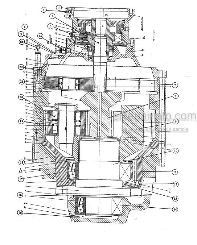 Photo 1 - Komatsu PC5500-6 Shop Manual Hydraulic Mining Shovel SMPC550015011D SN 15011