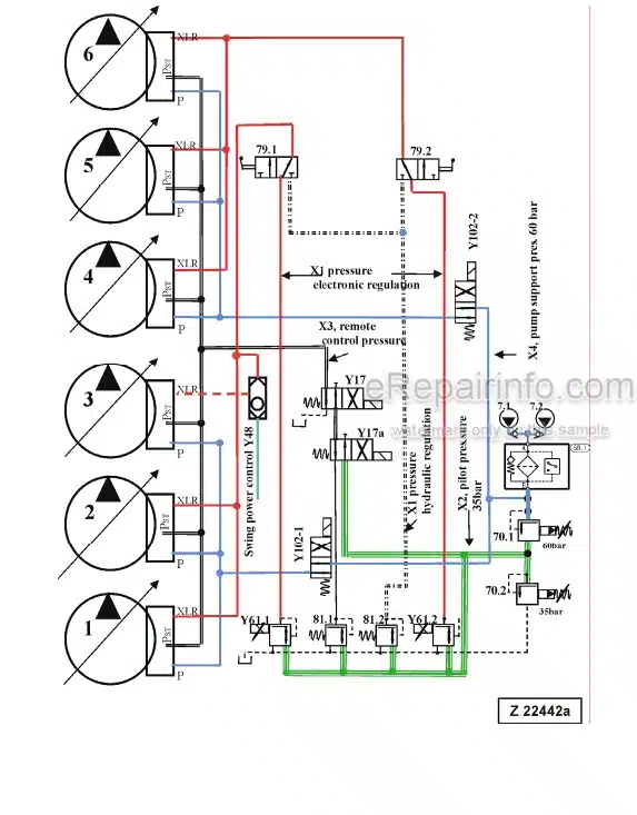 Photo 5 - Komatsu PC5500E-6 Shop Manual Hydraulic Excavator GZEBM15016-1 SN 15016-
